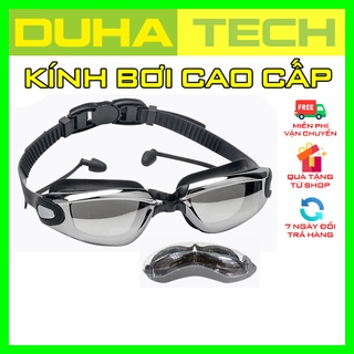 Kính bơi chống tia UV - Kính bơi cao cấp có bịt tai, chống đọng nước, đọng sương