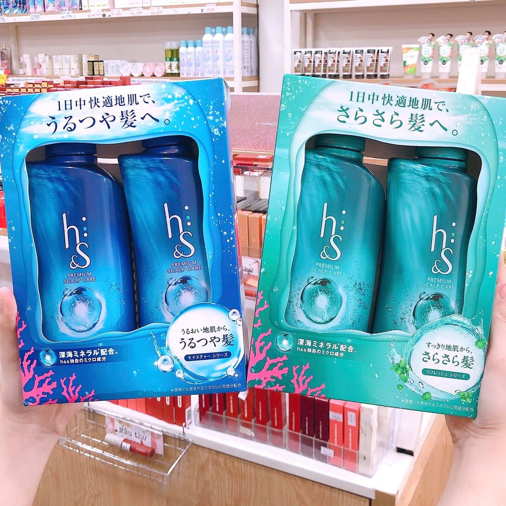 [Hỏa Tốc HCM] Bộ dầu gội xả HS sạch gàu phục hồi tóc hư tổn dành cho mọi loại tóc nội địa Nhật Bản