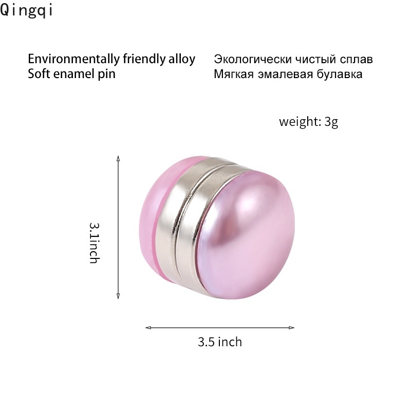 Ghim cài áo Miss Zoe kiểu nam châm nhiều màu sắc tùy chọn