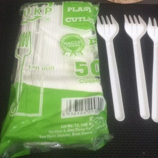 Dĩa nhựa ( cọc 50 chiếc)