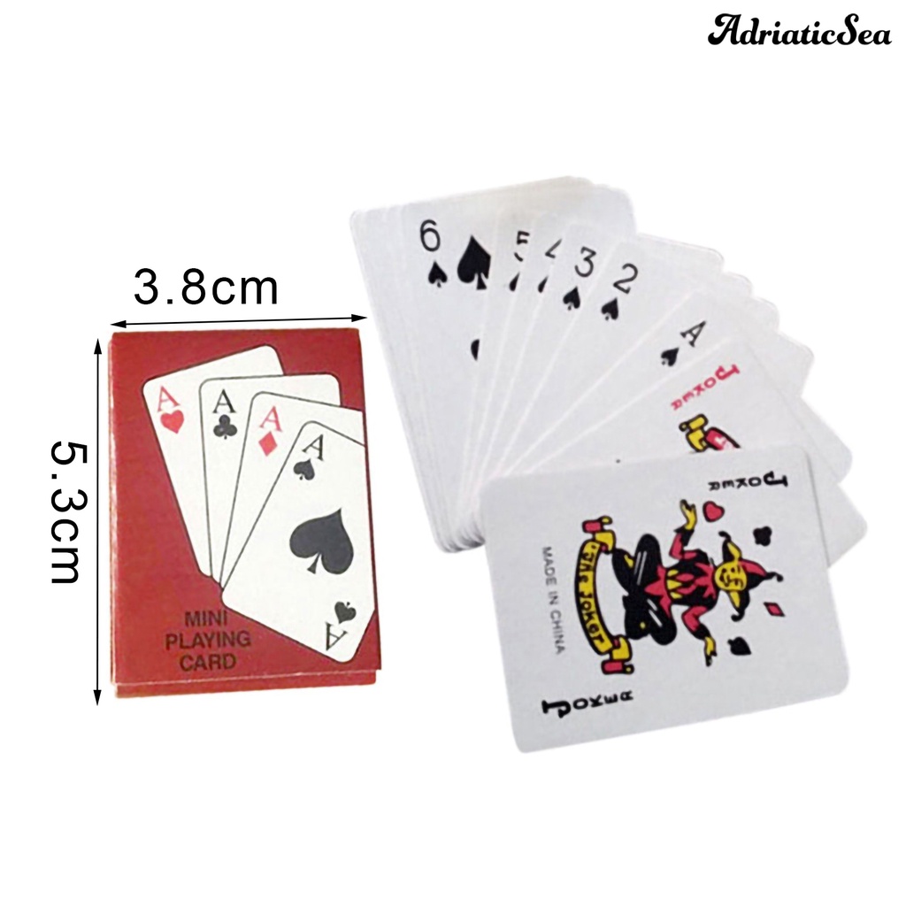 Bộ bài tây mini đáng yêu cho hoạt động ngoài trời