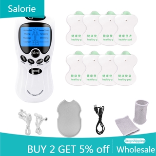 Máy mát xa châm cứu TENS điện cực 8 chế độ kèm bao ống tay chăm sóc tay và cơ thể Salorie chất lượng cao