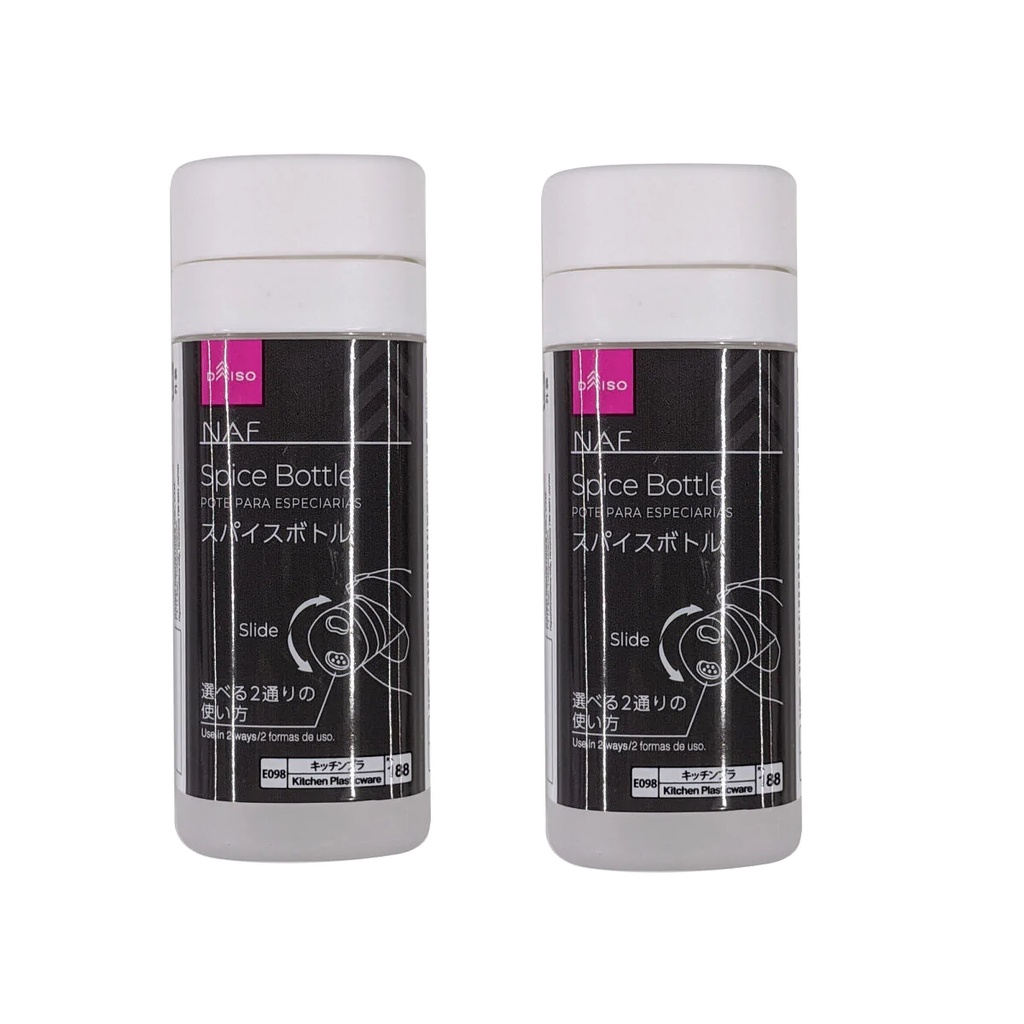 Daiso Hộp Nhựa Nhà Bếp 3.9X3.9X10Cm (Cái) Spice Bottle -Naf-