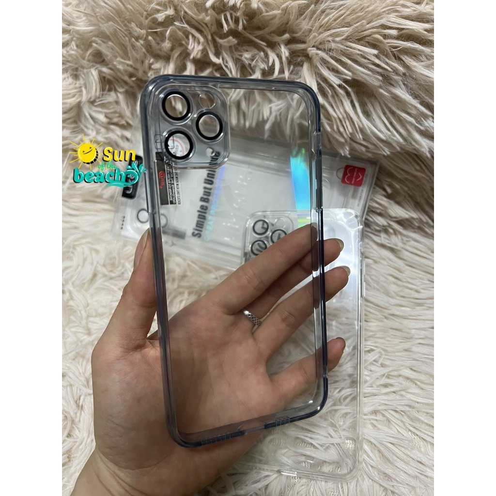 CHÍNH HÃNG Ốp trong mica LIKGUS LƯNG không ố viền màu bảo vệ Camera phủ kính iphonE 11 12 13 PRO MAX