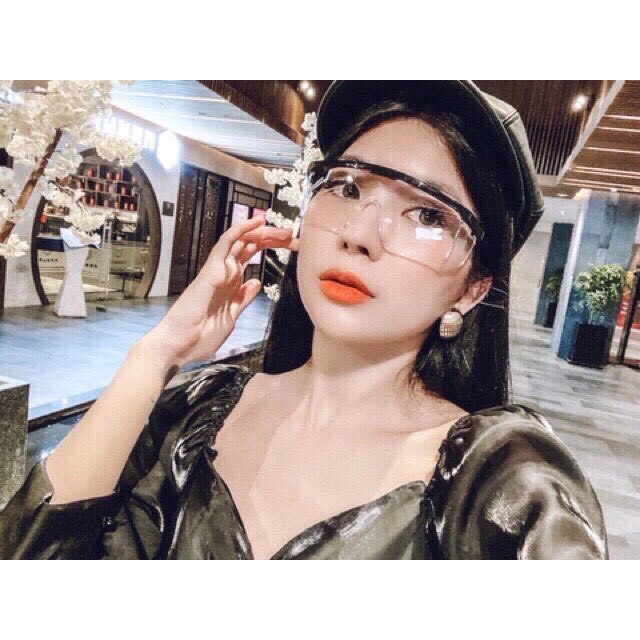 Combo 2 Kính Bảo Hộ Gọng Đen Trong Suốt - Hàng Có Sẵn | BigBuy360 - bigbuy360.vn