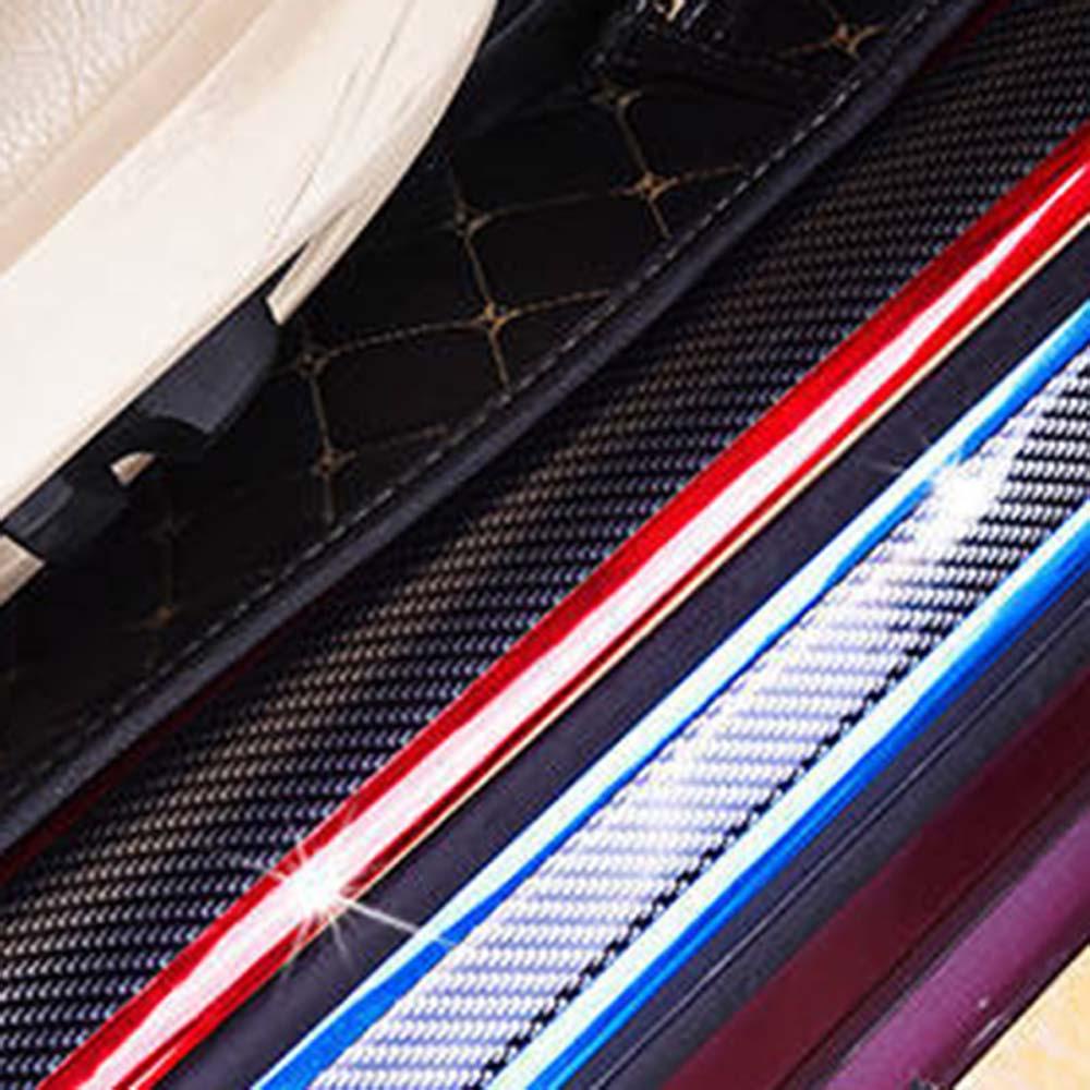 Dải Dán Viền Chống Va Chạm Chống Trầy Xước Bằng Sợi Carbon Màu Xanh Dương