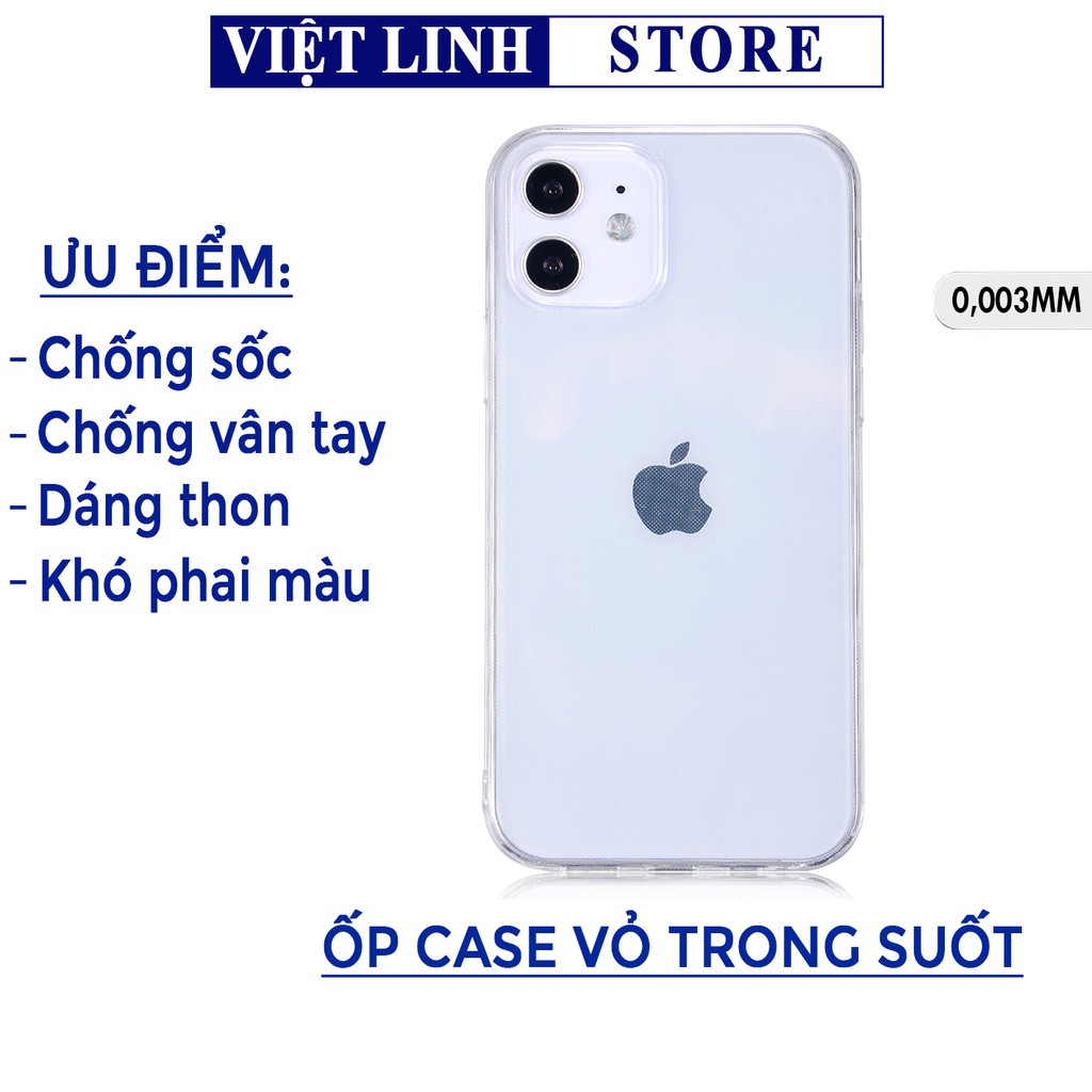 Ốp lưng dẻo trong suốt iphone CASE 5/6P/7/7P/8/8P/X- Việt Linh store | BigBuy360 - bigbuy360.vn