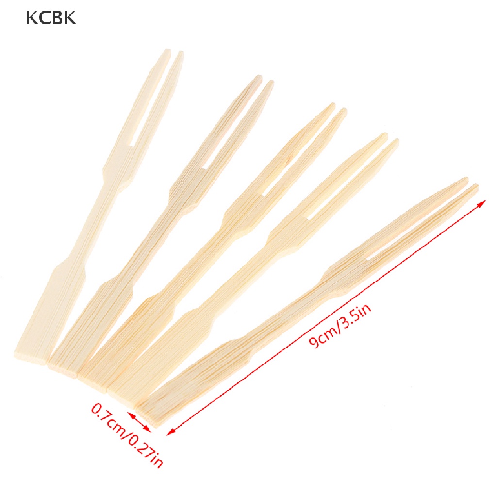 Set 200 Nĩa Tre Ăn Trái Cây / Thức Ăn Dùng Một Lần Tiện Dụng
