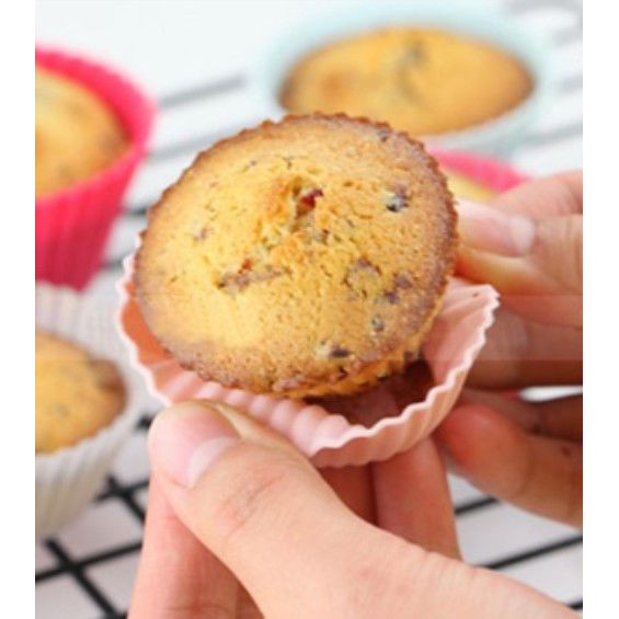 Khuôn silicone làm bánh muffin / cupcake tiện dụng