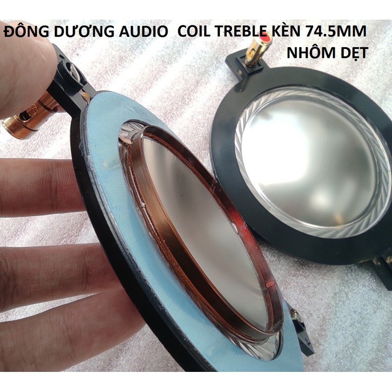 XẢ LỖ - 5 CHIẾC COIL TREBLE 74.5MM CỌC NHẤN NHÔM DẸT -