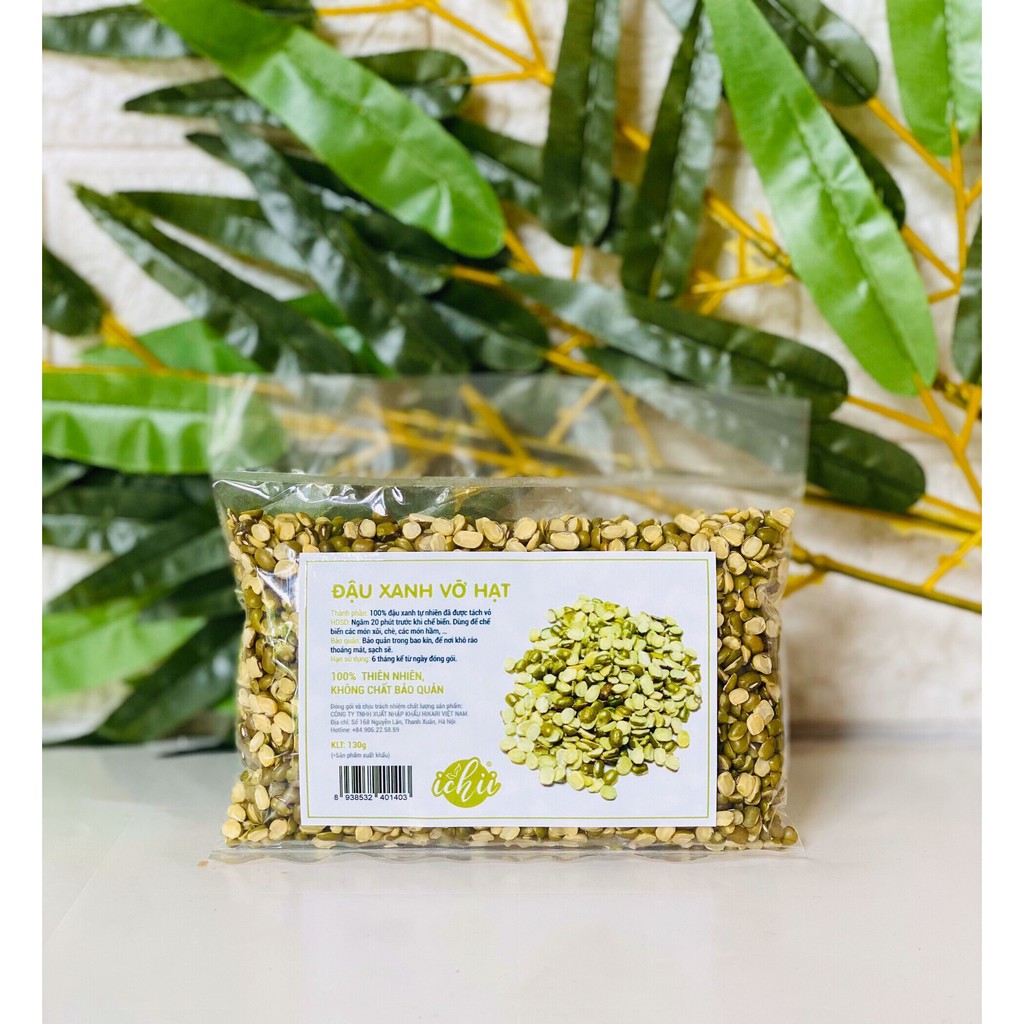 Đậu xanh vỡ hạt loại 1