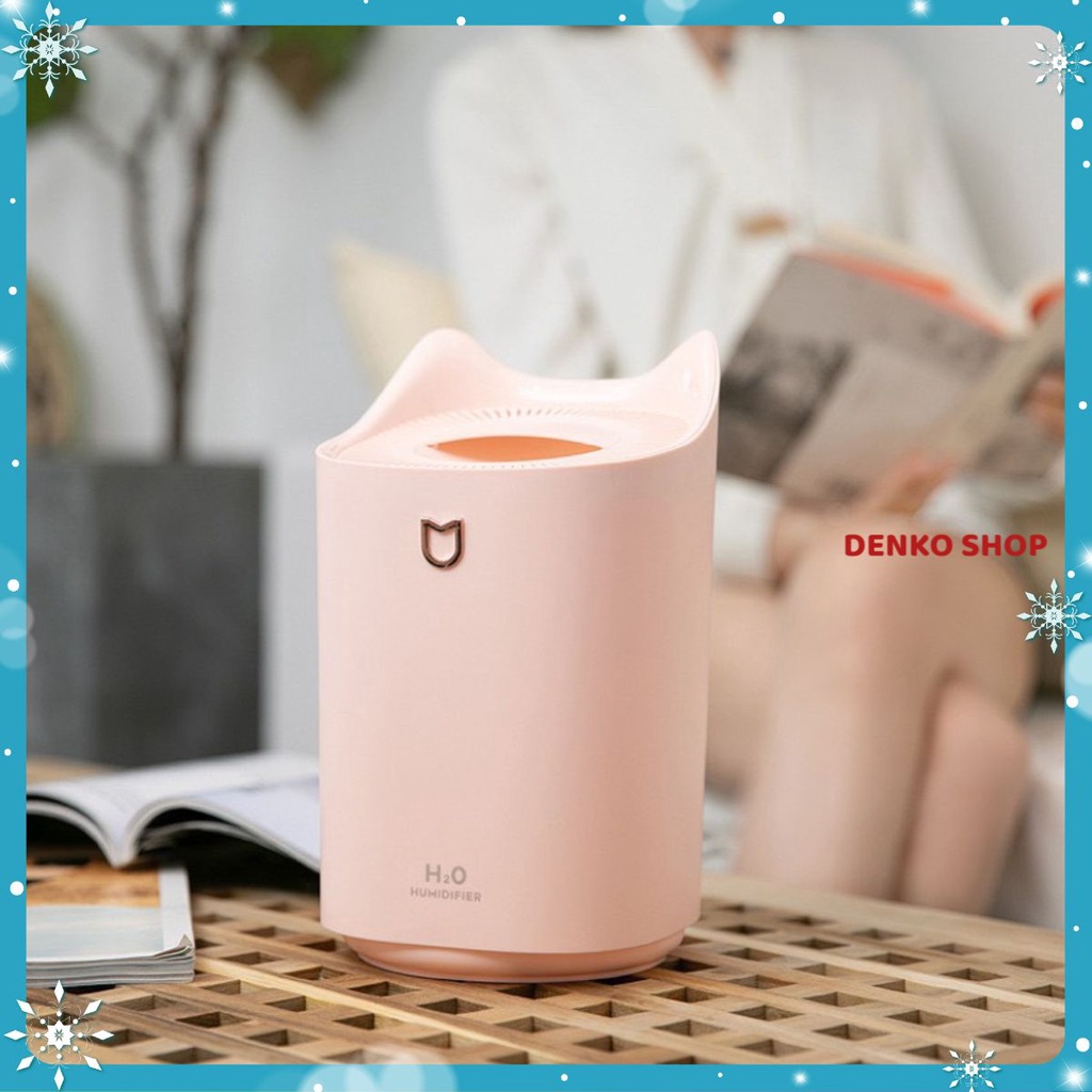 Máy phun sương cao cấp, tạo độ ẩm không khí, làm mát không khí, dung tích 3 lít, cổng cắm USB tiện lợi
