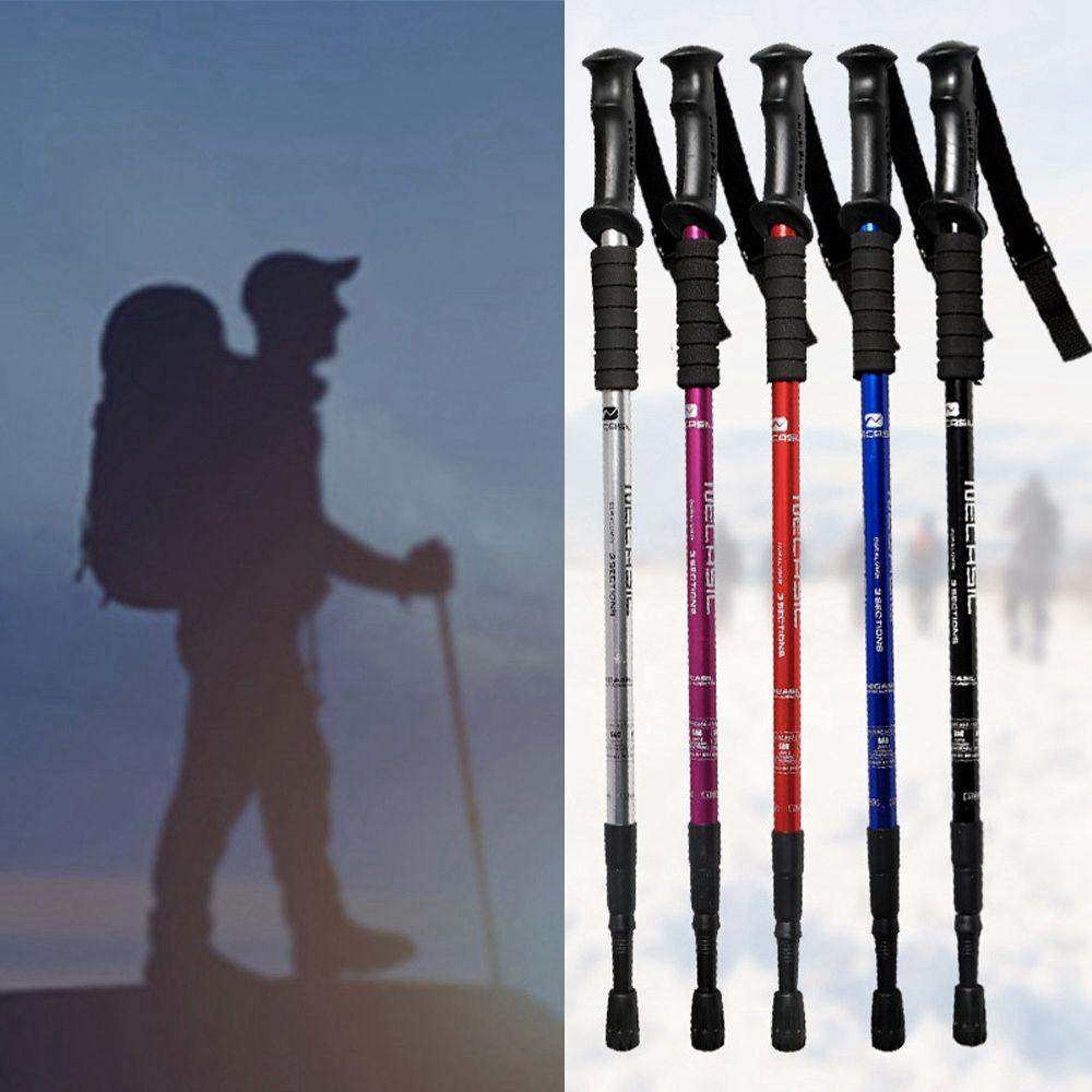 MUVAKO Gậy Leo Núi Bằng Nhôm EVA 6 Màu Siêu Nhẹ Có Tay Cầm Nhiều Màu Sắc