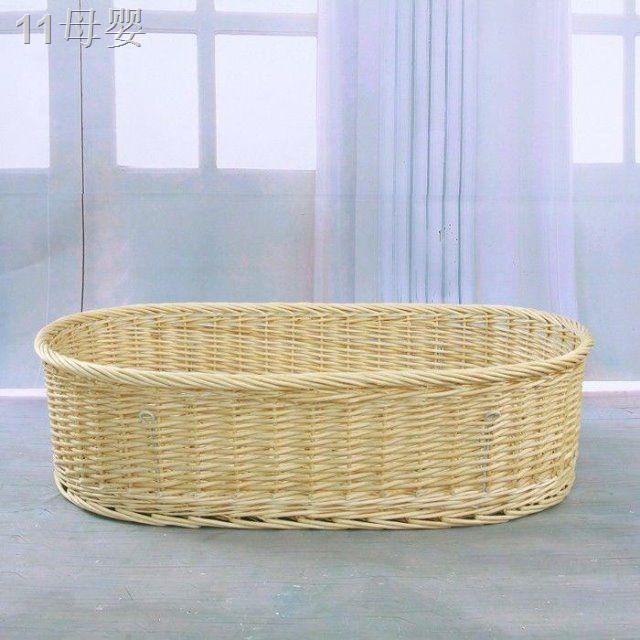 RNôi kiểu cổ truyền thống Khu vực Hồ Bắc giường bập bênh kiểu cũ Giường bập bênh bằng tre đan bằng gỗ cứng phù hợp cho t