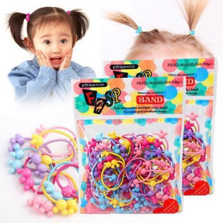 dây buộc tóc cho bé 50 dây/1tui