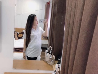 ÁO SƠ MI TRẮNG CHO BẦU