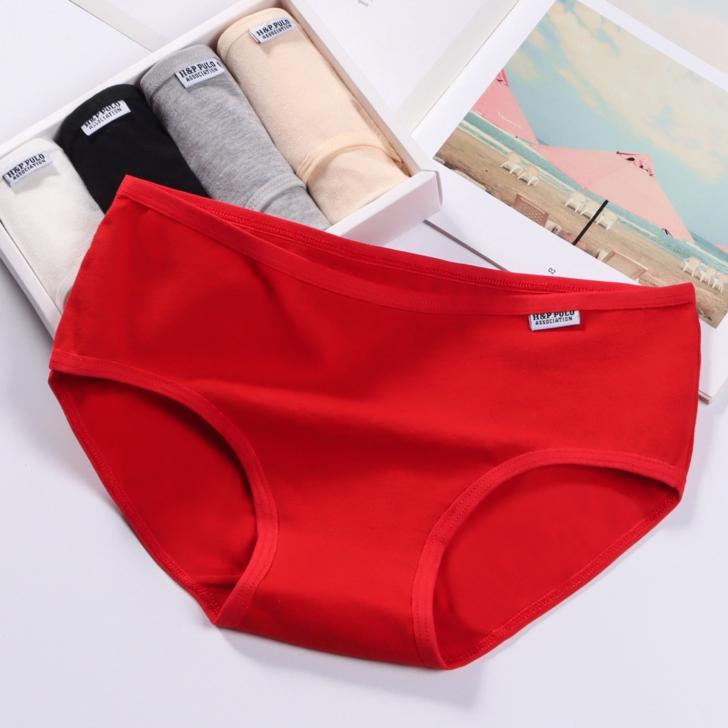Quần Lót Cotton 100% Màu Trơn Đơn Giản Cho Nữ | BigBuy360 - bigbuy360.vn