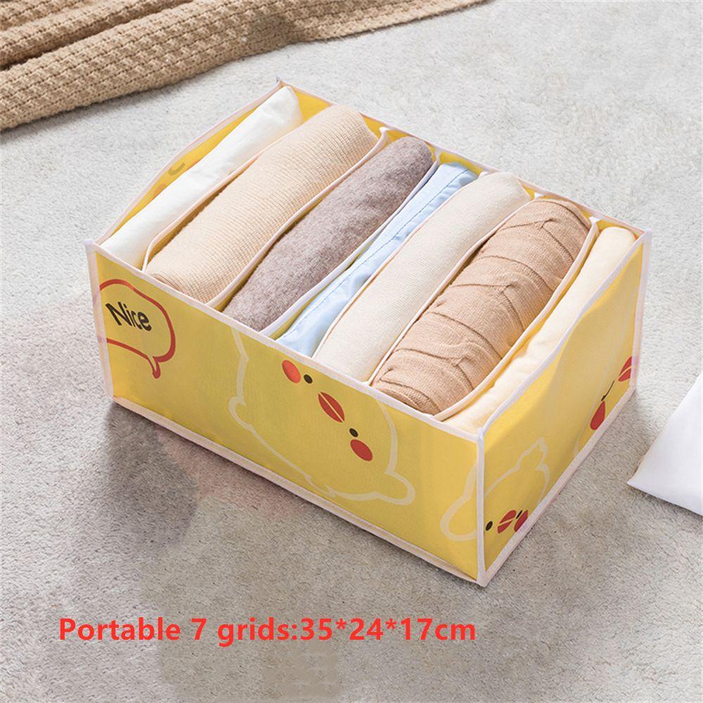 KUNHEV Hộp Vải Đựng Quần Áo 7 / 9 / 12 Ngăn Đa Năng Tiện Dụng