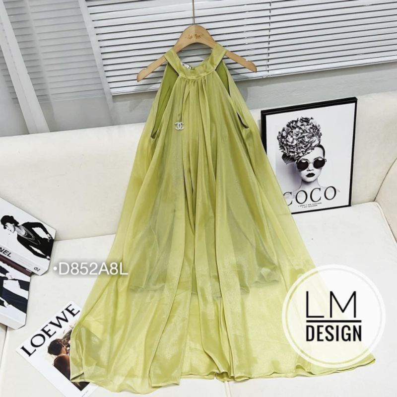Đầm Maxi Đi Biển Đầm Bầu Váy Yếm Suông Dáng Chữ A Cột Nơ Lưng Siêu Xinh