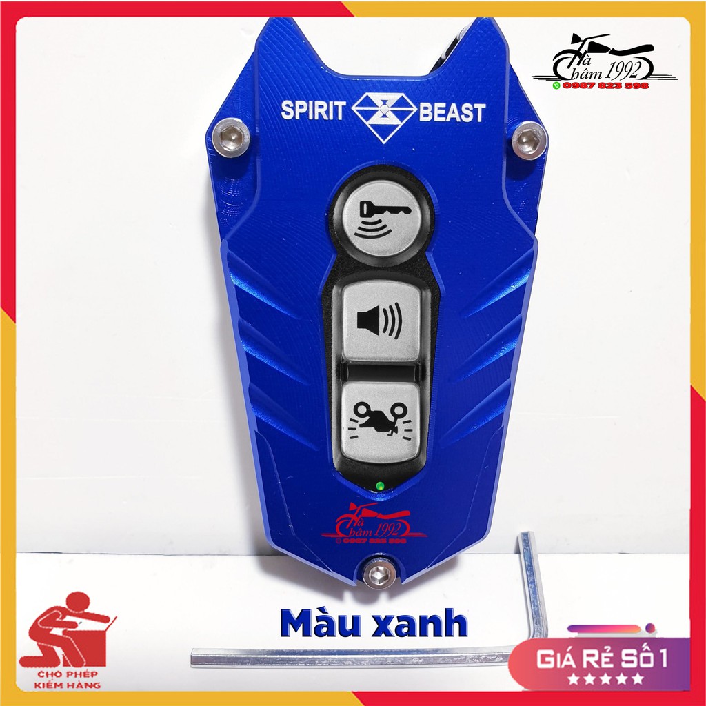 Ốp Chìa Khóa SmartKey 3 nút SH, SH Mode, PCX, Cub  125 (Tặng Kèm Lục Giác) - Mẫu V2