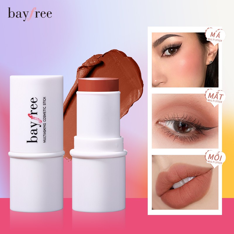 Thỏi phấn má hồng/phấn bắt sáng 3 trong 1 đa năng Bayfree 7g | BigBuy360 - bigbuy360.vn