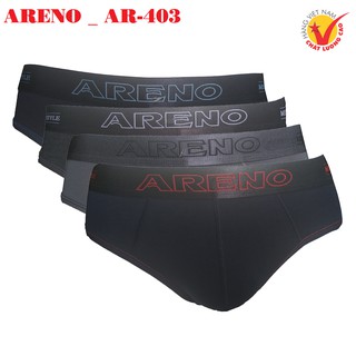 Combo 4 Quần lót nam Cao Cấp ARENO _ AR-403 [Cotton Lưng bóng]