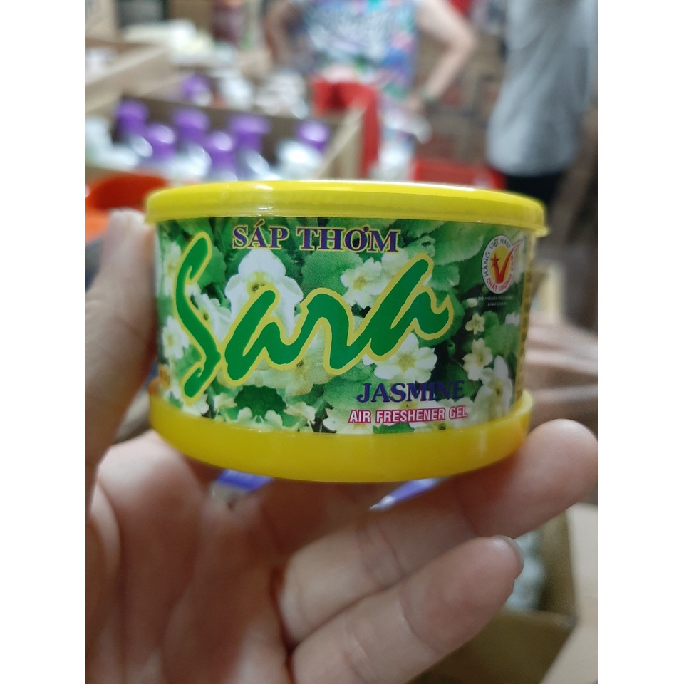 Sáp Thơm SARA 75G (Chanh, Hoa Hồng, Lài, Dâu)