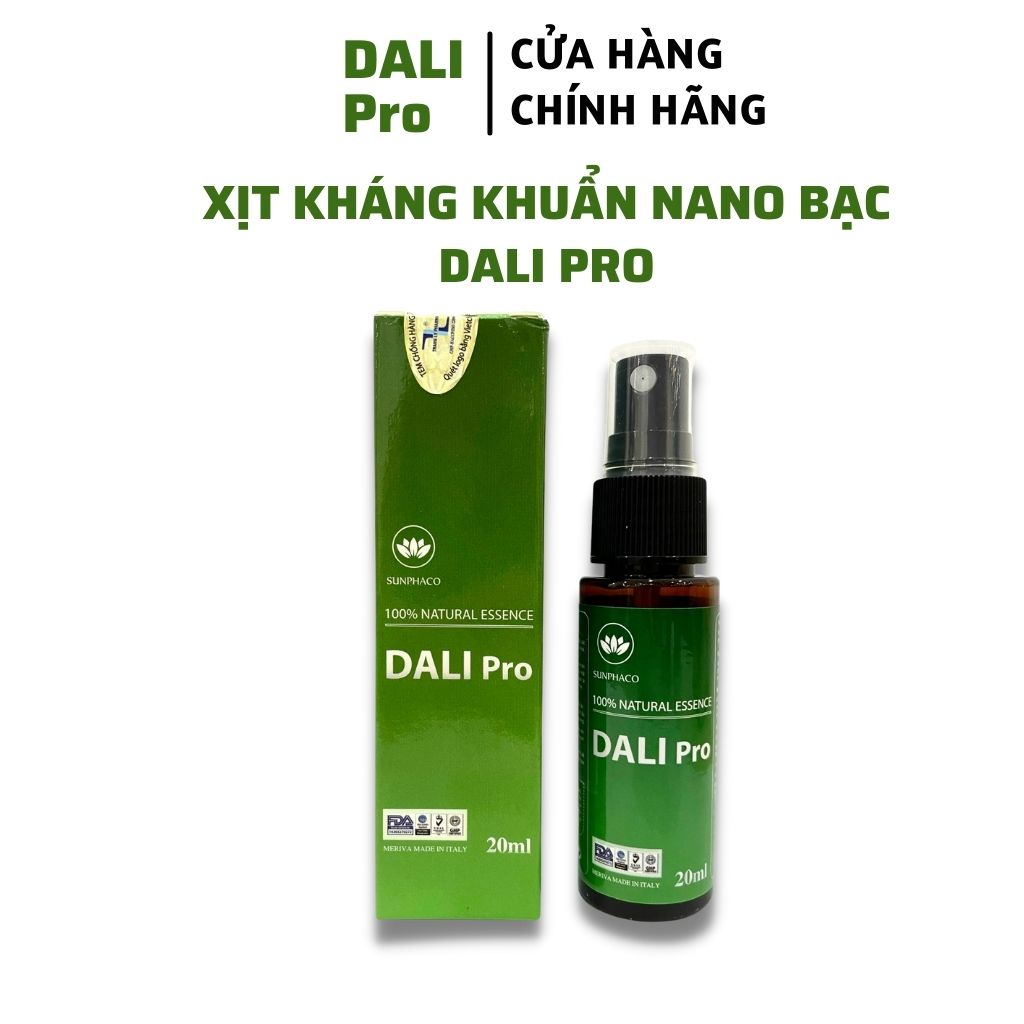 Xịt Viêm Da Nano DALI Pro Bảo Vệ Da, Viêm Da Cơ Địa, Nấm Ngứa 20ml