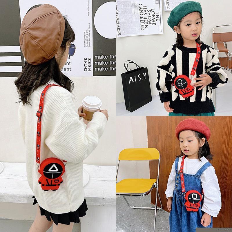 Túi đeo chéo silicone đựng tiền xu cho bé