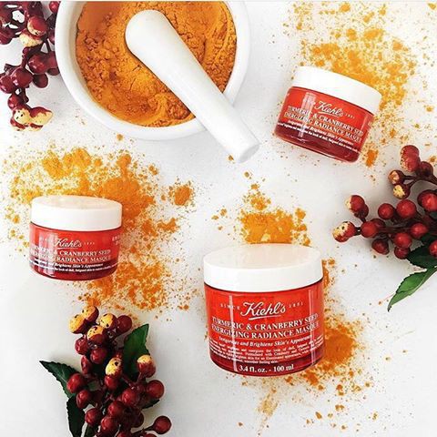 Mặt Nạ Nghệ Việt Quất Kiehl's Turmeric & Cranberry Seed Energizing Radiance Mask