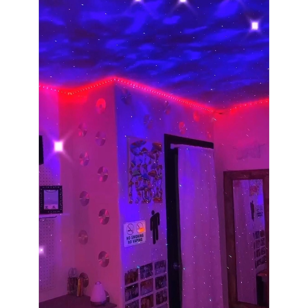 Đèn Led  Chiếu Sao Galaxy HOT TIKTOK , LED Starry Sky Night light kèm loa Bluetooth tặng điều khiển