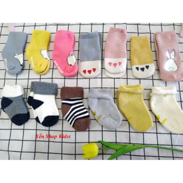 Tất Xù Kids Socks Có Chống Trượt Cho Bé (876)