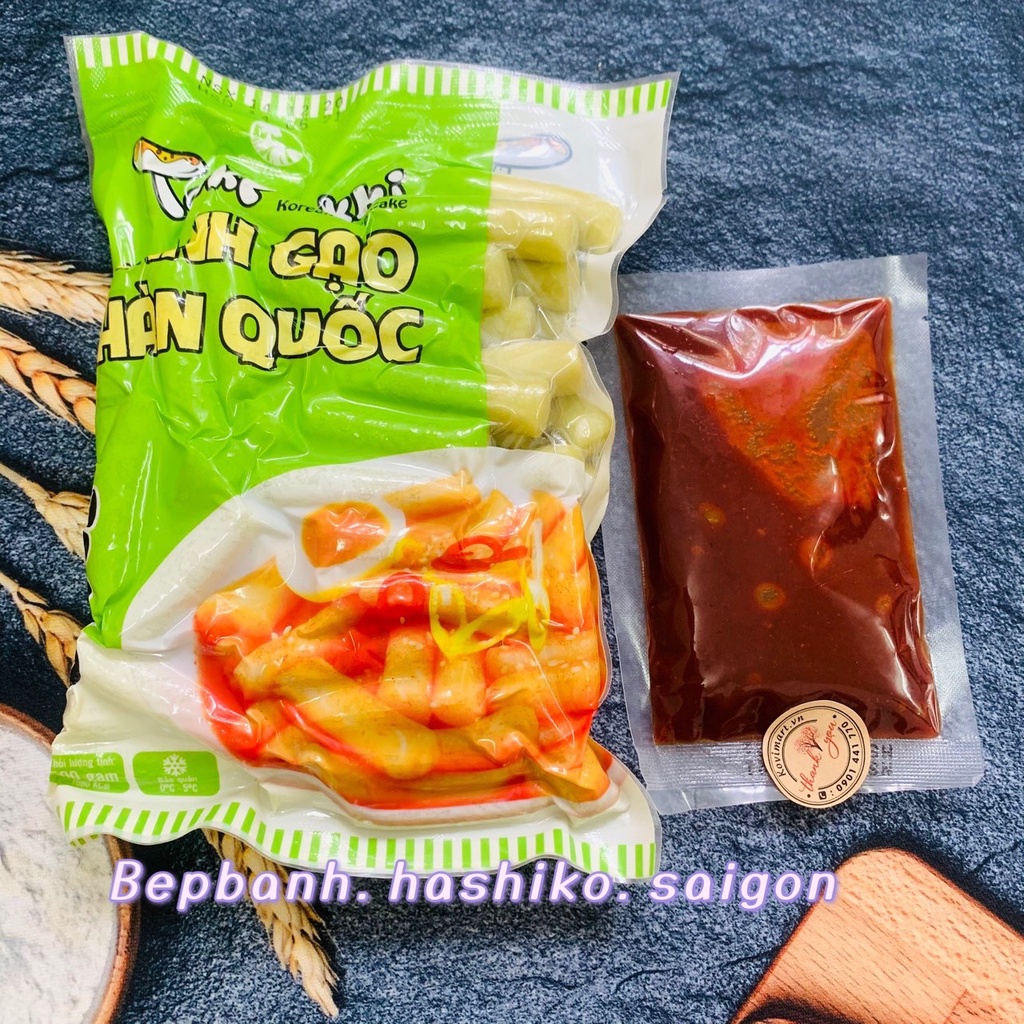 COMBO 500G BÁNH GẠO LÁ DỨA KÈM SỐT