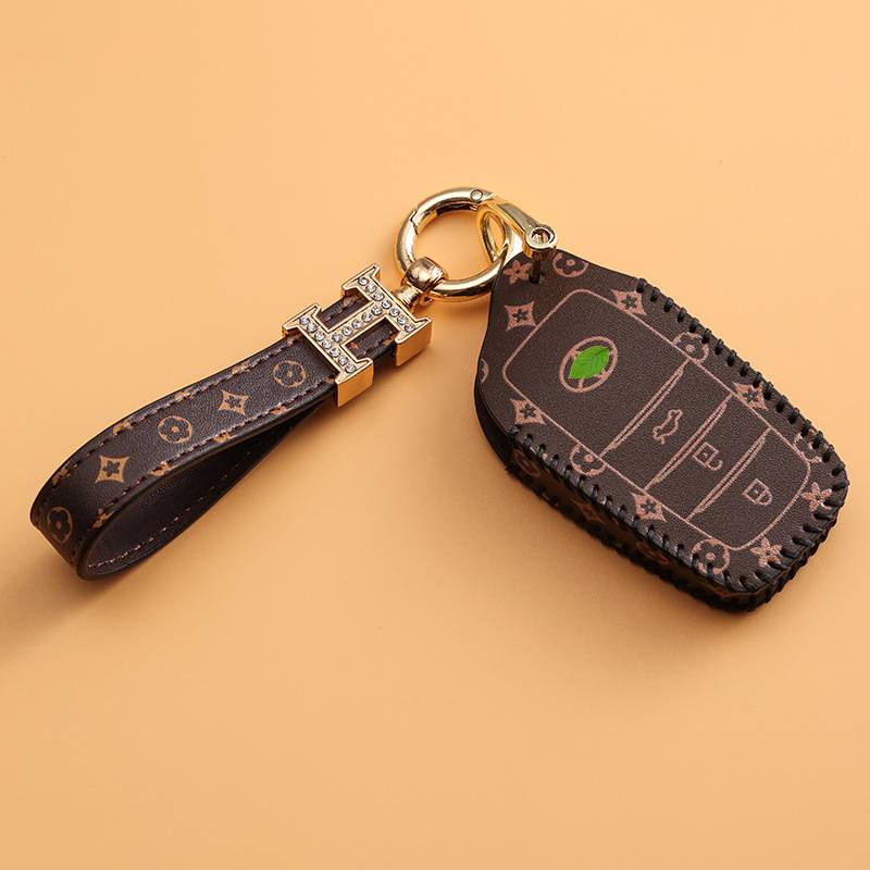 Bao Da Chìa Khoá Ô Tô TOYOTA COROLLA CAMRY CHR PRADO Hoạ Tiết Thời Thượng