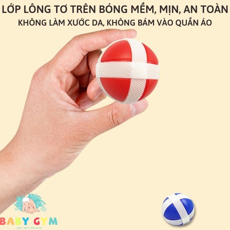 Bảng phi tiêu ném bóng dính cho bé, bảng ném bóng gai hình con vật - BABYGYM