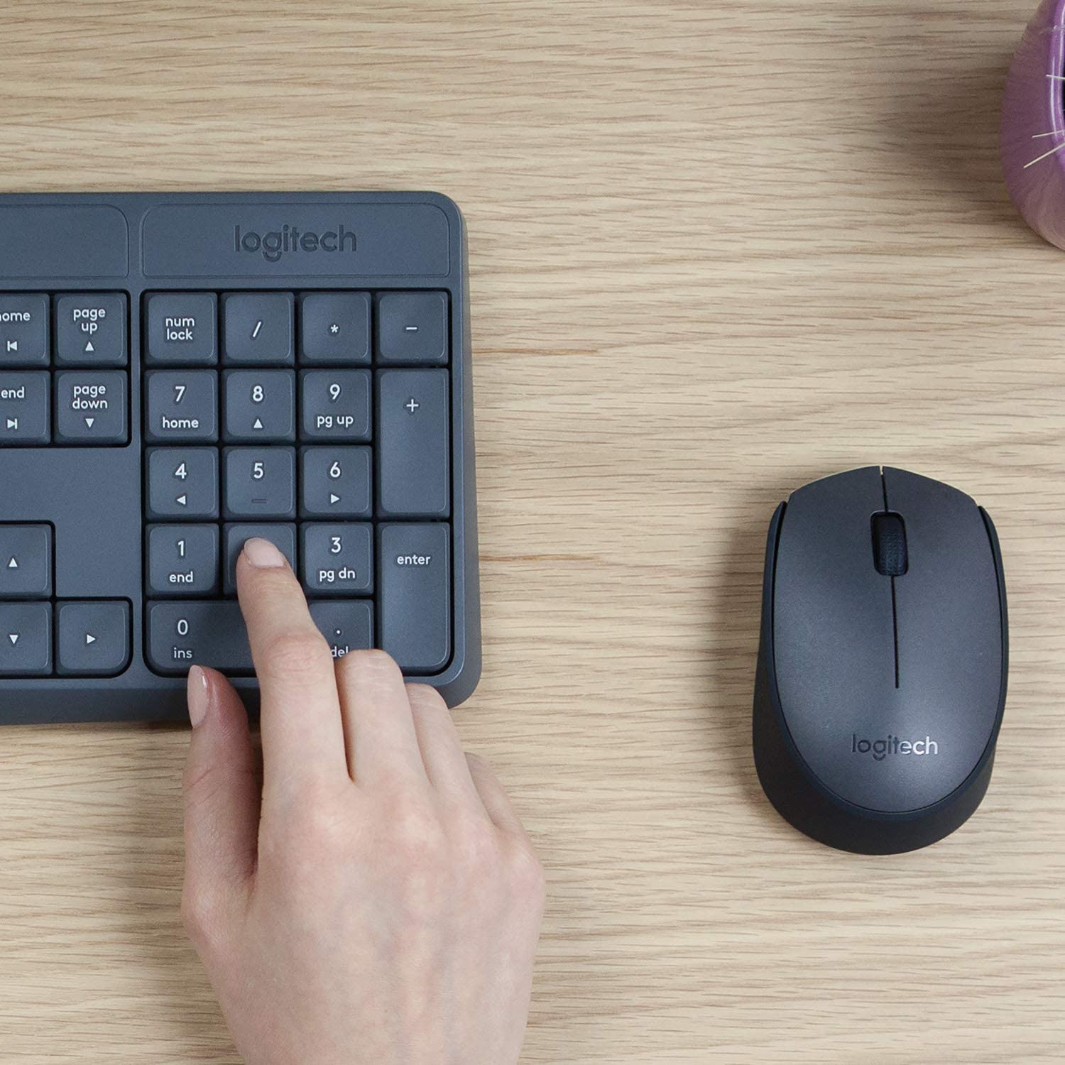 Bộ Bàn Phím Và Chuột Không Dây Logitech Mk235 Cao Cấp