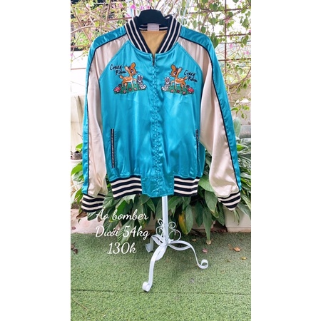 Áo khoác bomber thêu, kiểu