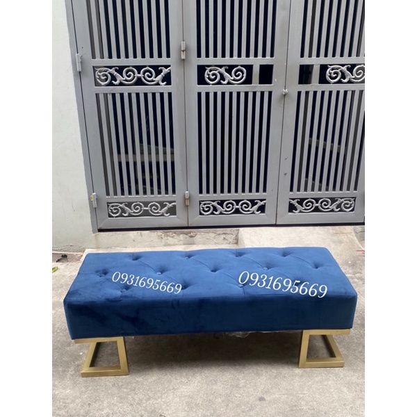 Ghế băng - sofa chờ - chân sắt loại 1m2