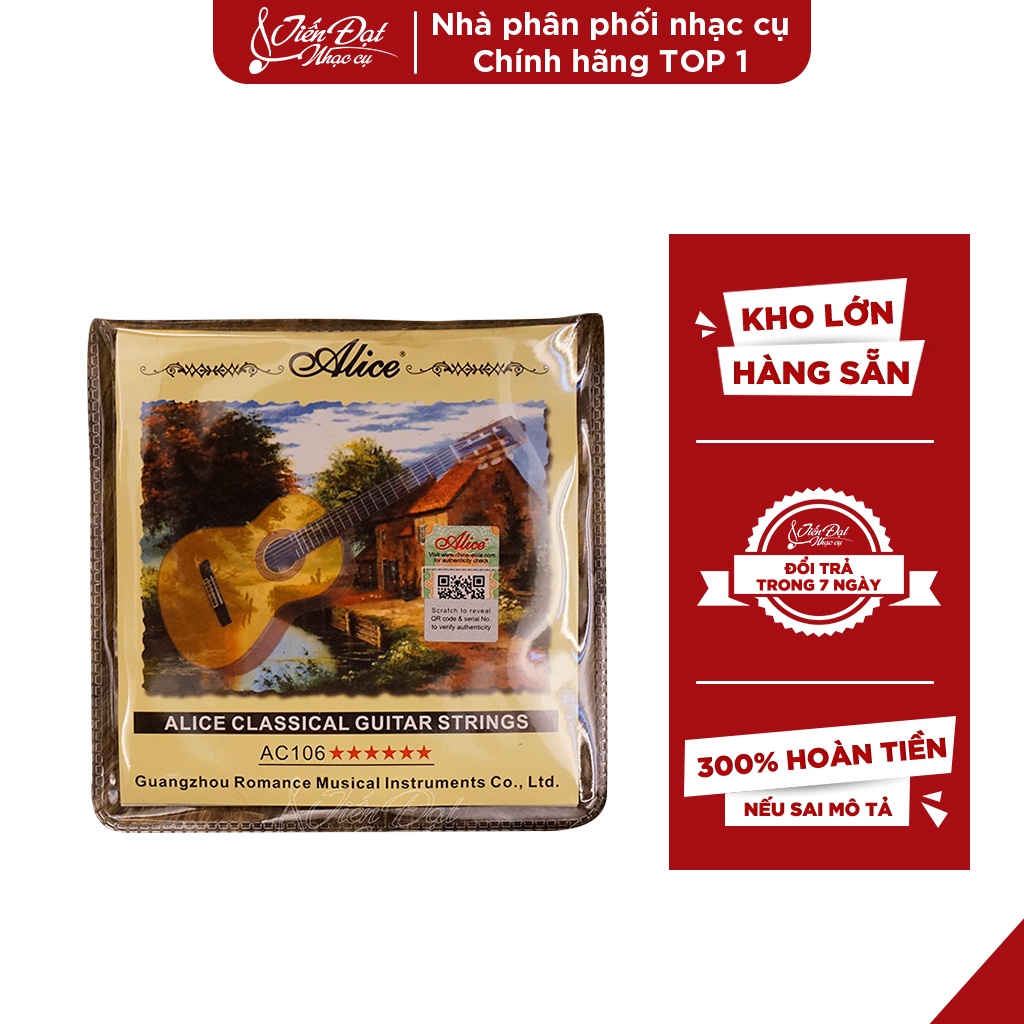 Dây Đàn Guitar Classic Alice A106, AC130, AC136, AC139, Dòng Dây Cao Cấp Chính Hãng