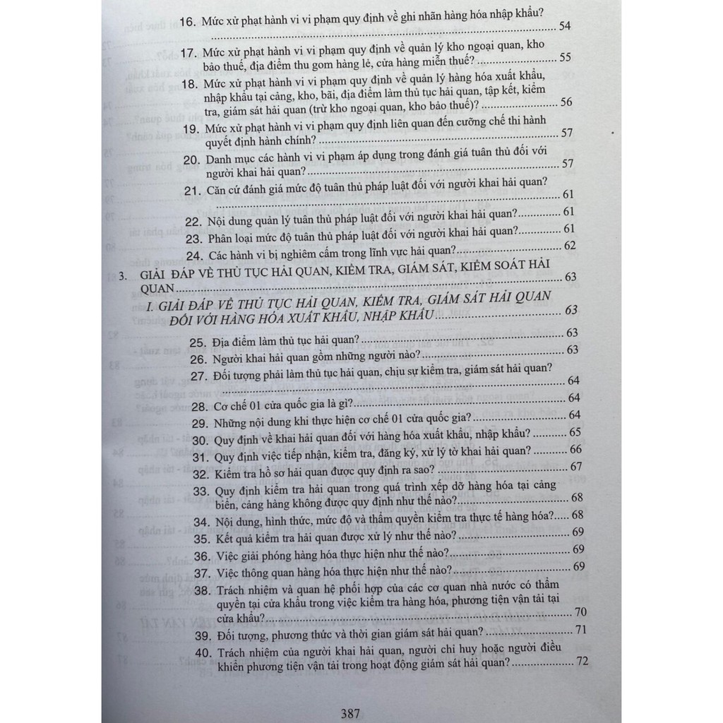 Sách- giải đáp các tình huống thường gặp về thủ tục hải quan xử phạt vi phạm hành chính trong lĩnh vực hải quan