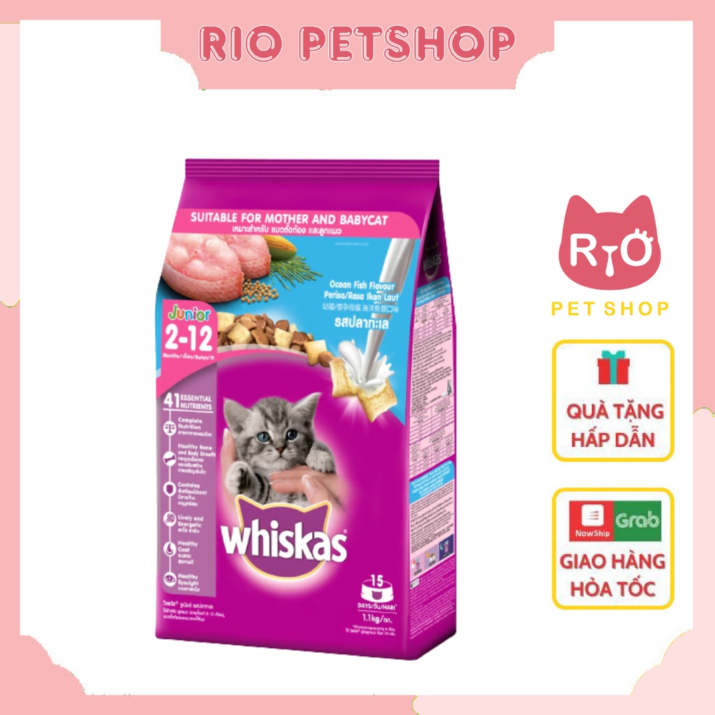 Thức Ăn Cho Mèo Con Hạt Whiskas