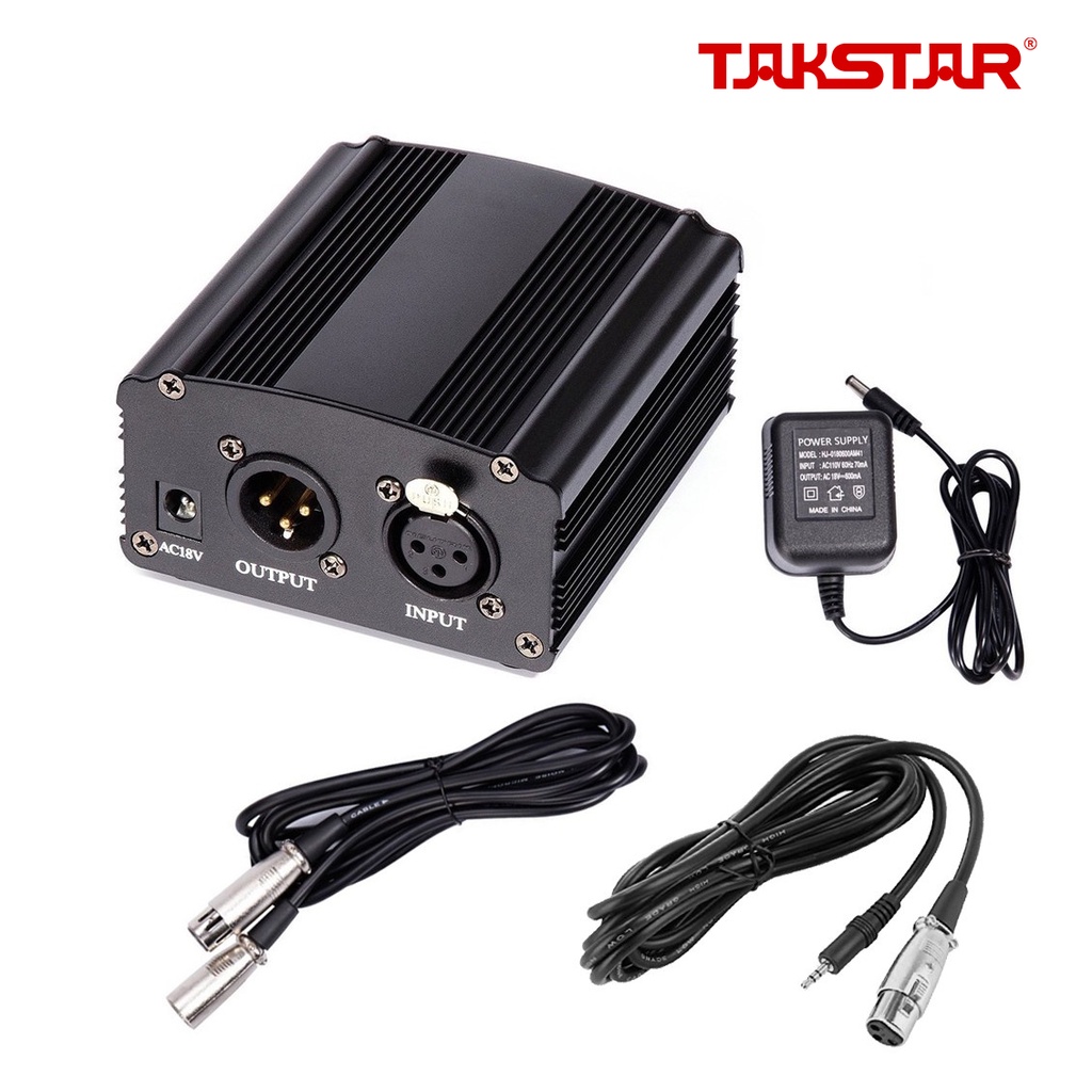 Bộ Mic Livestream Chính Hãng Đầy Đủ Mic Takstar PC-K220, Sound Card K10 XOX, Nguồn 48V &amp; Phụ Kiện Cao Cấp Bảo Hành 1 Năm