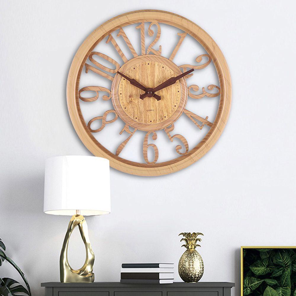 CONOPERY Đồng Hồ Treo Tường 12inch Thiết Kế Tối Giản Chạy Bằng Pin