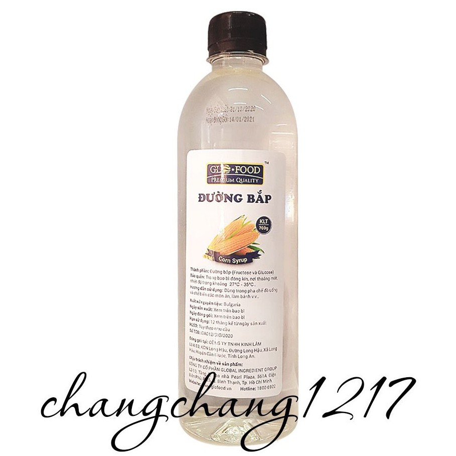 Nước Đường Bắp Glofood Chai 700ml