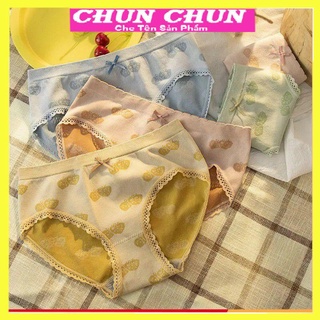 Quần lót nữ cotton hình quả dâu CHUNCHUN, quần chíp kháng khuẩn 15. M62