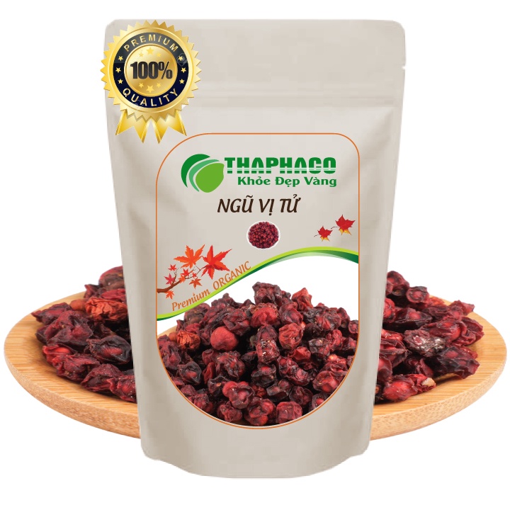 Ngũ Vị Tử Sấy Khô Nguyên Chất - Hàng Loại 1 - Túi Zip 100gram - THAPHACO