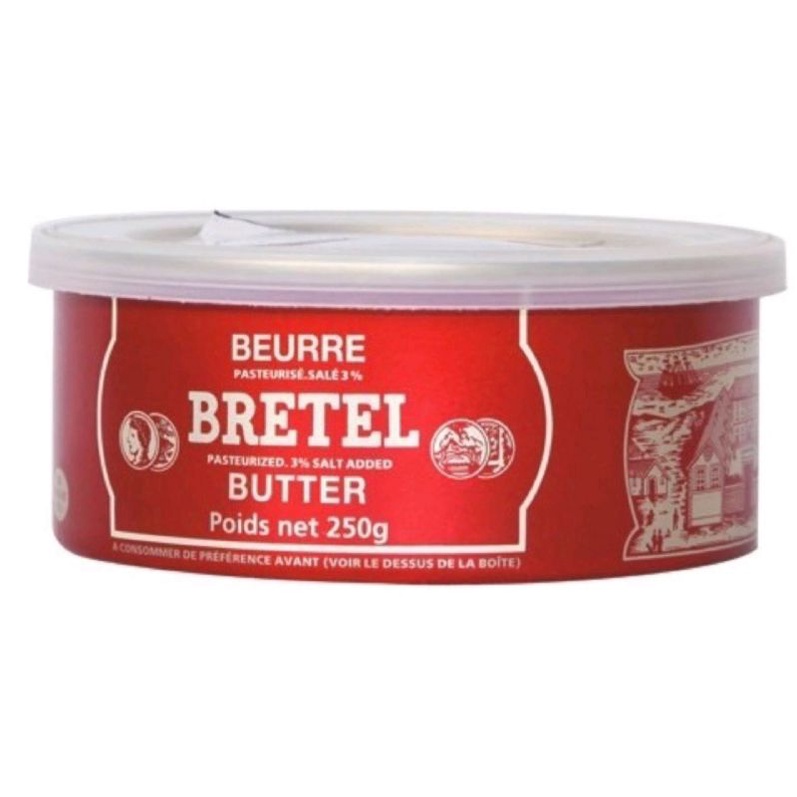 {Hộp 250g} Bơ Pháp Bretel. Hàng nhập khẩu trực tiếp