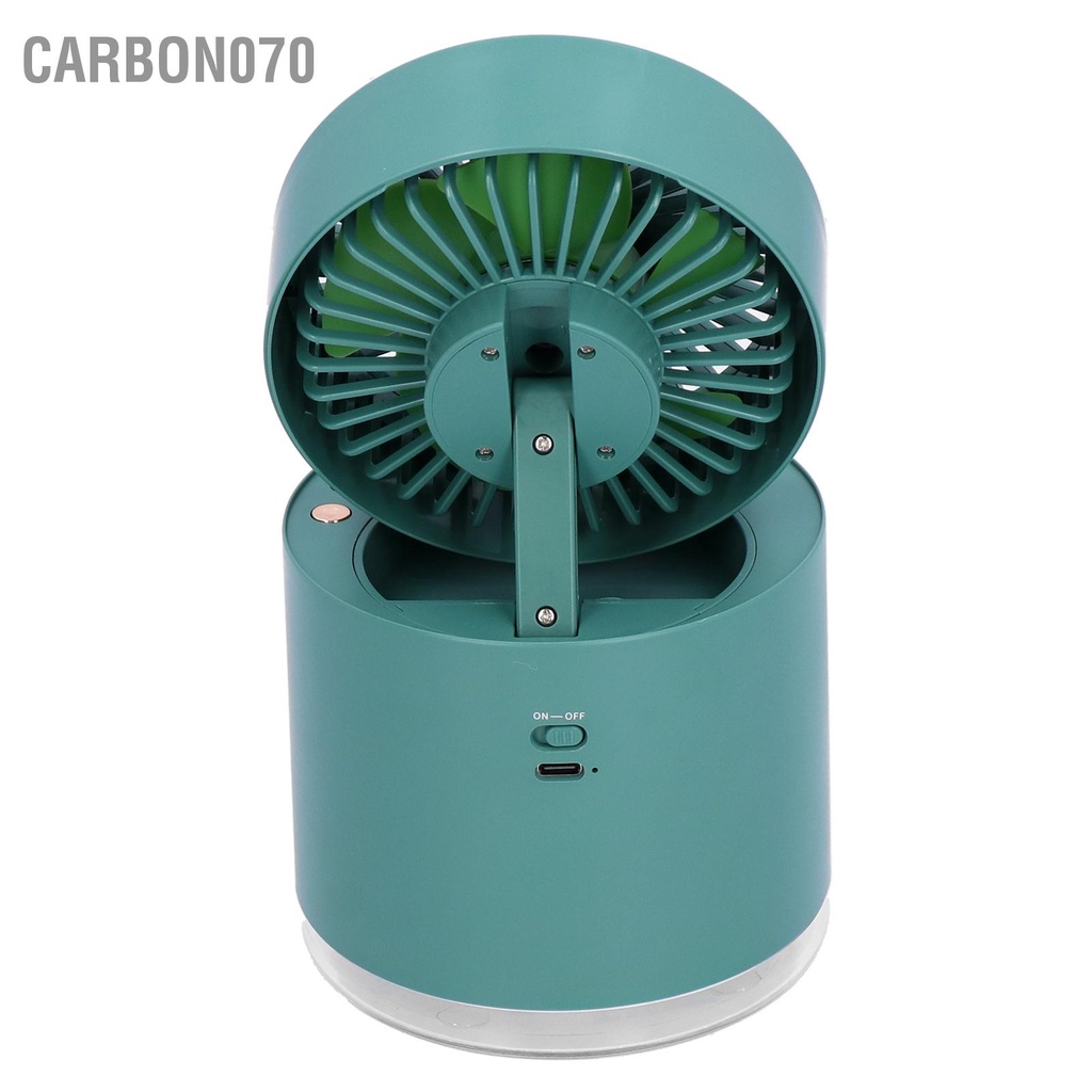 [Hàng HOT] Quạt Mini Phun Sương Để Bàn gió mát Có Thể Gập Lại Sạc USB Dung Tích 300ML【Carbon070】
