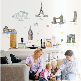 Decal Dán Tường Kỳ Quan Thế Giới