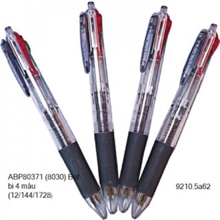 Bút bi 4 màu MG-8030( 1 hộp = 12 bút). Hàng chất lượng cao.